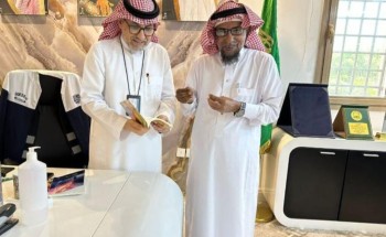 مدير مستشفى أبو عريش العام يلتقي الأديب والقاص محمد الرياني مدير مستشفى أبو عريش العام يلتقي الأديب والقاص محمد الرياني