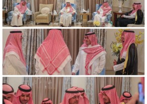 نائب أمير الشرقية يقدم التعازي لسمو محافظ حفر الباطن