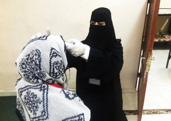 الأستاذه« نهلة العويضة » : تشكر العاملات بمركز دار الإيواء بالشماليه على تنفيذ التعليمات لمكافحة فايروس كورونا