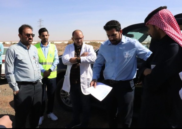 فريق عمل متخصص يزور حائل لوضع الحلول المناسبة للمياه المعالجة فريق عمل متخصص يزور حائل لوضع الحلول المناسبة للمياه المعالجة