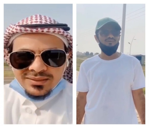شاهد: الإعلامي “محمد النجمي” يوثق مقطع لشاب ينطلق سيراً على الأقدام حاملاً رسالة وطنية عظيمة بمناسبة اليوم الوطني
