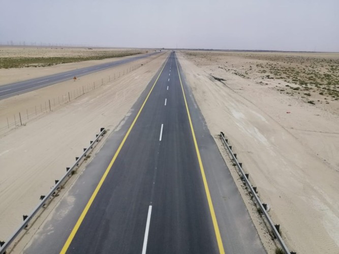 اصلاح وتوسعة طريق الدمام أبو حدرية الخفجي ورفع مستوى السلامة عليه