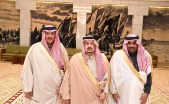 *سمو أمير الرياض يستقبل محافظَي الدوادمي والمزاحمية المكلفين*