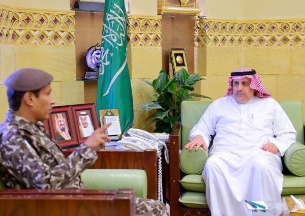 وكيل إمارة الرياض يستقبل قائد القوات الخاصة للأمن البيئي بالمنطقة الوسطى وكيل إمارة الرياض يستقبل قائد القوات الخاصة للأمن البيئي بالمنطقة الوسطى