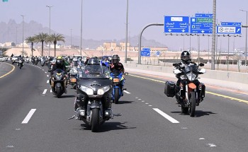 انطلاق مسيرة الدراجات النارية “حائل بايك شو “ انطلاق مسيرة الدراجات النارية “حائل بايك شو “