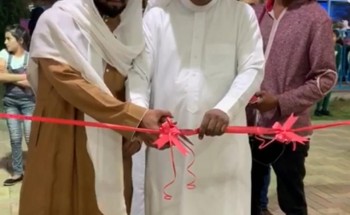 رائد الحركة التشكيلية محمد شراحيلي يفتتح معرض ريشة فن الأول بحديقة أبها الجديدة