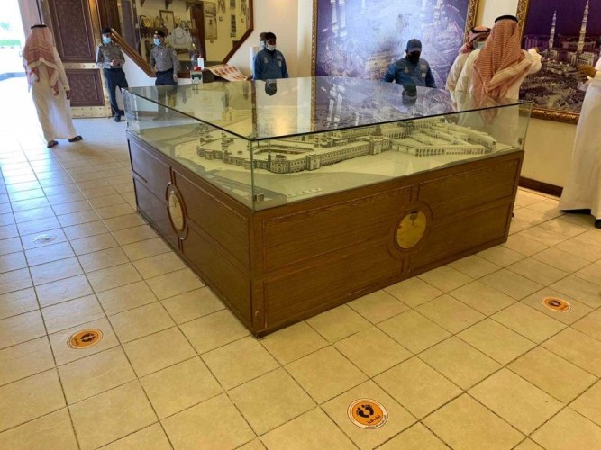 بروتوكول ينظم الزيارة لمجمع الكسوة ومعرض الحرمان