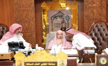 مفتي عام المملكة ونائبه للشؤون التنفيذية يستقبلان رئيس جمعية إحسان لحفظ النعمة بمنطقة جازان مفتي عام المملكة ونائبه للشؤون التنفيذية يستقبلان رئيس جمعية إحسان لحفظ النعمة بمنطقة جازان