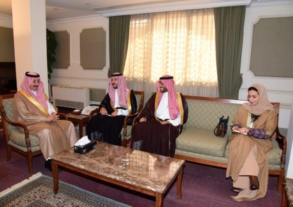 سمو محافظ الأحساء يستقبل صاحب السمو الملكي الأمير سعود بن نهار وكيل وزارة السياحة للتفعيل السياحي بالمناطق سمو محافظ الأحساء يستقبل صاحب السمو الملكي الأمير سعود بن نهار وكيل وزارة السياحة للتفعيل السياحي بالمناطق