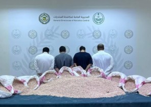 ضبط أكثر من 3.4 مليون قرص من مادة الإمفيتامين في الرياض.. والكشف عن جنسيات المتهمين