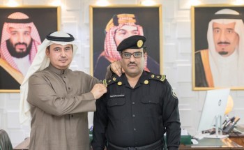 تقليد الرائد “عبدالرحمن التمياط” رتبته الجديدة