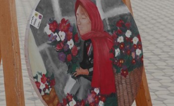 الرسم بالهواء الطلق في ملتقى همسات للفنون