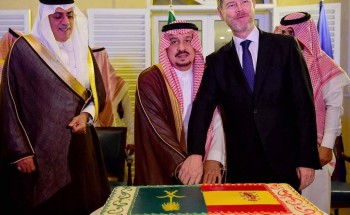 سمو أمير منطقة الرياض يشرّف حفل سفارة مملكة إسبانيا سمو أمير منطقة الرياض يشرّف حفل سفارة مملكة إسبانيا