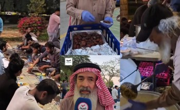 40 عاماً لم يفطر مع أهله من أجل الصائمين.. شاهد بالفيديو قصة السعودي عبد العزيز الكليب