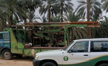 بيئة القصيم تضبط 38 حفاراً للآبار الارتوازية لاتحمل تصاريح