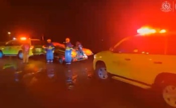 بالفيديو: انتشار ومتابعة ميدانية لمدني الجوف .. وتقديم المساعدة لحالة احتجاز بسبب الحالة المطرية