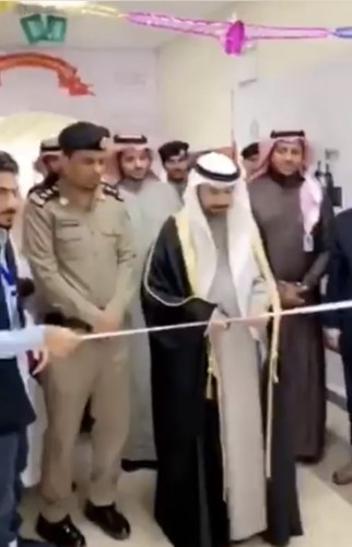 محافظ الحائط يفتتح قسم الموهبة والابتكار بفرع الكلية التقنية