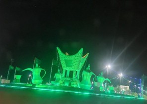 بلدية محافظة الحائط تزين شوارعها بالاعلام الخضراء بلدية محافظة الحائط تزين شوارعها بالاعلام الخضراء