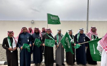 فرع وزارة الموارد البشرية والتنمية الاجتماعية بحائل يفعّل الاحتفاء بيوم العلم فرع وزارة الموارد البشرية والتنمية الاجتماعية بحائل يفعّل الاحتفاء بيوم العلم