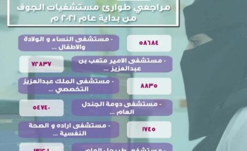 367062 مستفيد من خدمات الطوارئ بمستشفيات صحة الجوف 367062 مستفيد من خدمات الطوارئ بمستشفيات صحة الجوف