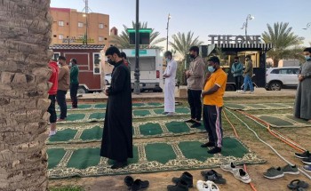 فرع الرئاسة العامة لهيئة الأمر بالمعروف والنهي عن المنكر بمنطقة الجوف يُفعّل المصلى المنتقل وفق الإجراءات الاحترازية فرع الرئاسة العامة لهيئة الأمر بالمعروف والنهي عن المنكر بمنطقة الجوف يُفعّل المصلى المنتقل وفق الإجراءات الاحترازية