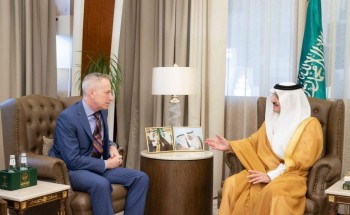 أمير الشرقية يستقبل سفير الولايات المتحدة الامريكية لدى المملكة
