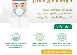 “صحة الرياض” تقدّم نصائحها للتعامل مع موجة الغبار “صحة الرياض” تقدّم نصائحها للتعامل مع موجة الغبار