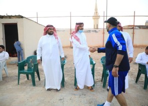 رئيس نادي الوعد(طارق بن سليمان) يستقبل رئيس بلدية طريف المهندس(عثمان الضبعان)بمقر النادي رئيس نادي الوعد(طارق بن سليمان) يستقبل رئيس بلدية طريف المهندس(عثمان الضبعان)بمقر النادي