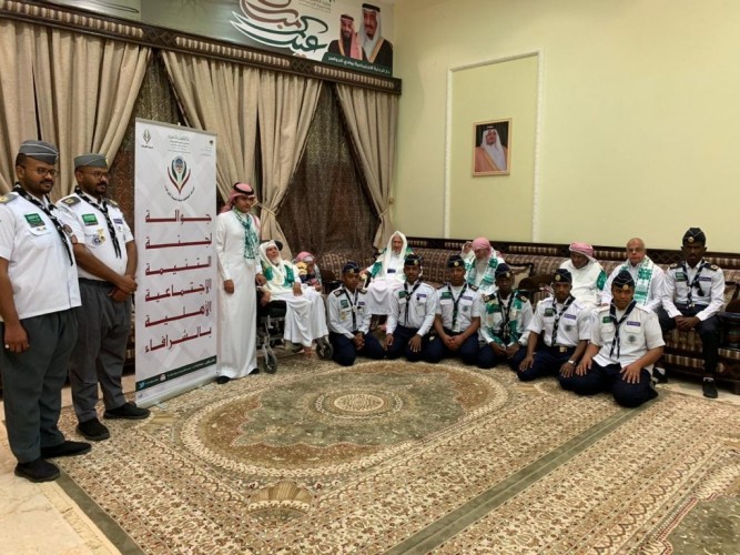 كشافة وجوالة لجنة تنمية الشرافاء تُشارك باليوم العالمي للمسنين